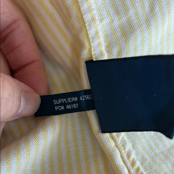 Polo by Ralph Lauren Yellow Striped Women's Top - Picture 5 of 5